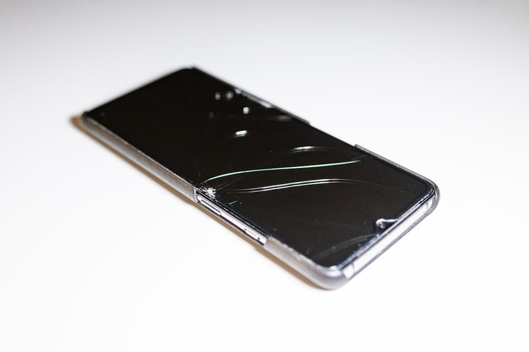 Close up of a smartphone screen with notifications.